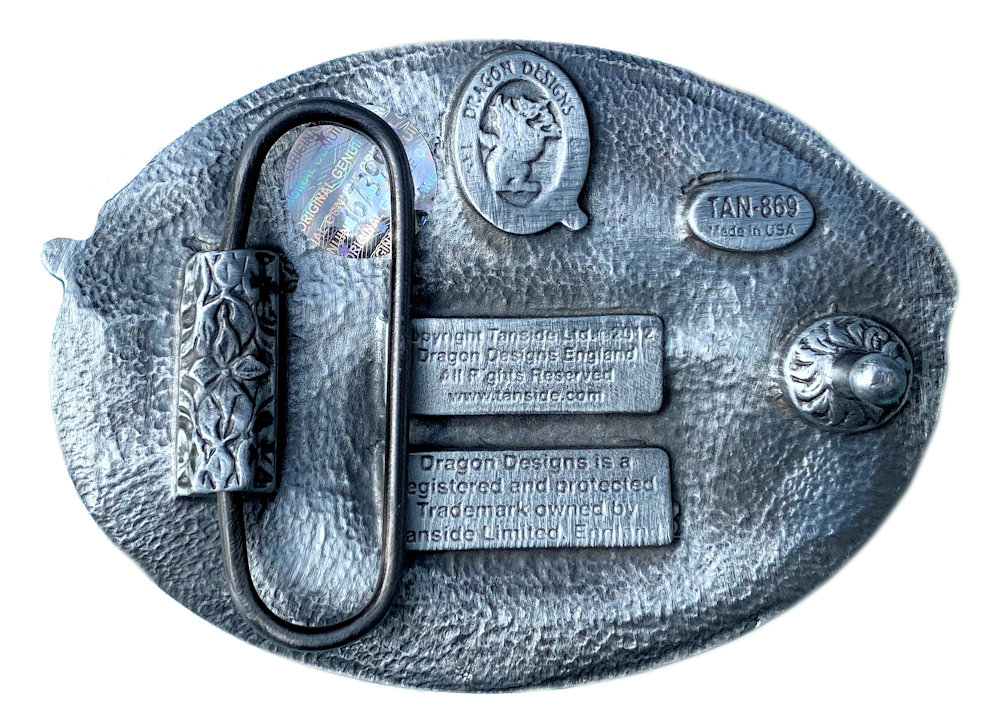 Rock n Roll Red Car  Belt Buckle